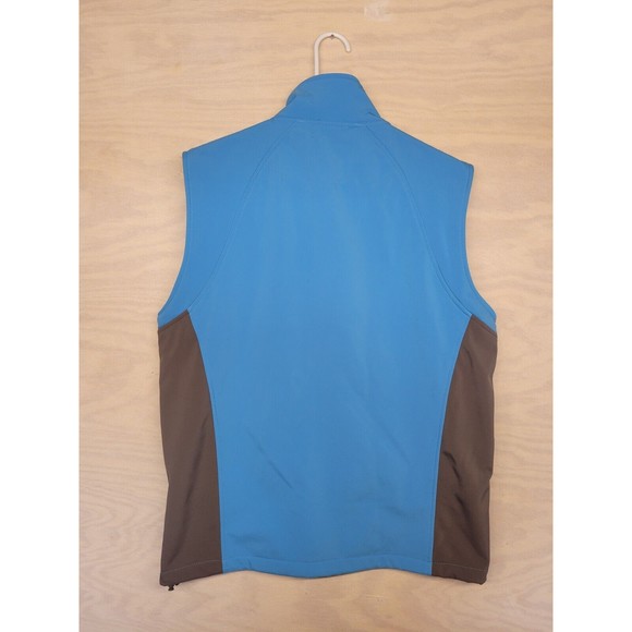 Alpine Cotton Men's SZ L Vest Fleece Lined Zip Pockets Blue Gray Outdoor Core - Picture 8 of 11